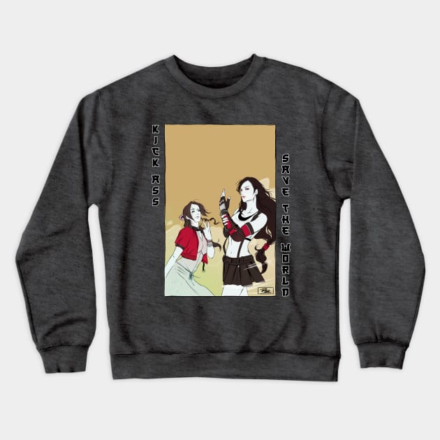 Save The World Crewneck Sweatshirt by RioBurton